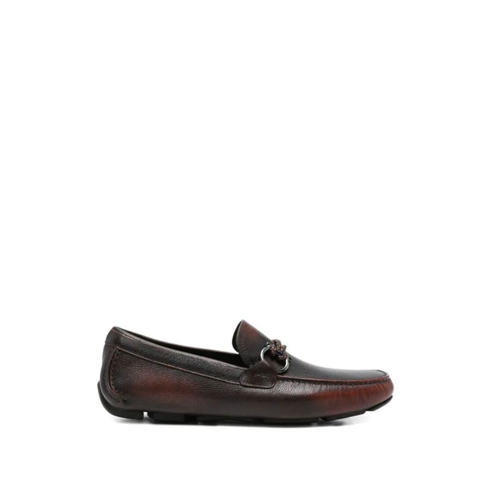 Front4 Sfumato Leather Driver Loafers Women